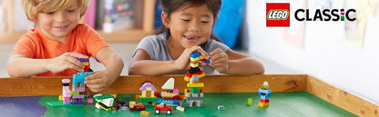 LEGO Classic Maleta creativa 10713 - Incluye estuche organizador de almacenamiento con divertidos y coloridos bloques de construcción, juguete de aprendizaje preescolar para niños, niños y niñas a