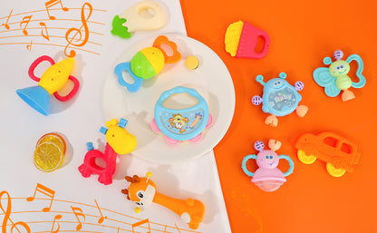 Cocurb Juego de 30 piezas de juguetes de bebé de alto contraste para bebés, sonajeros, juguetes de dentición y calcetines de muñeca, adecuado para 6 meses, regalo perfecto para bebés para niños y