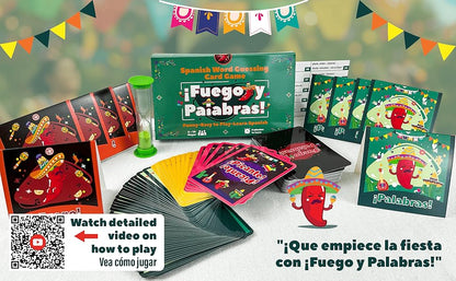 Juegos en español Tabú Charades | Juego de cartas de actuación y aprendizaje bilingüe - Desafíos fáciles y divertidos para practicar español | Perfecto para noches de juegos familiares, regalos