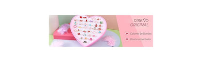 36 anillos de joyería de aleación para niña, ajustables, sin duplicación, anillos de juego para niños en caja, anillos de simulación y disfraces para niñas de 4 a 12 años, regalos de cumpleaños