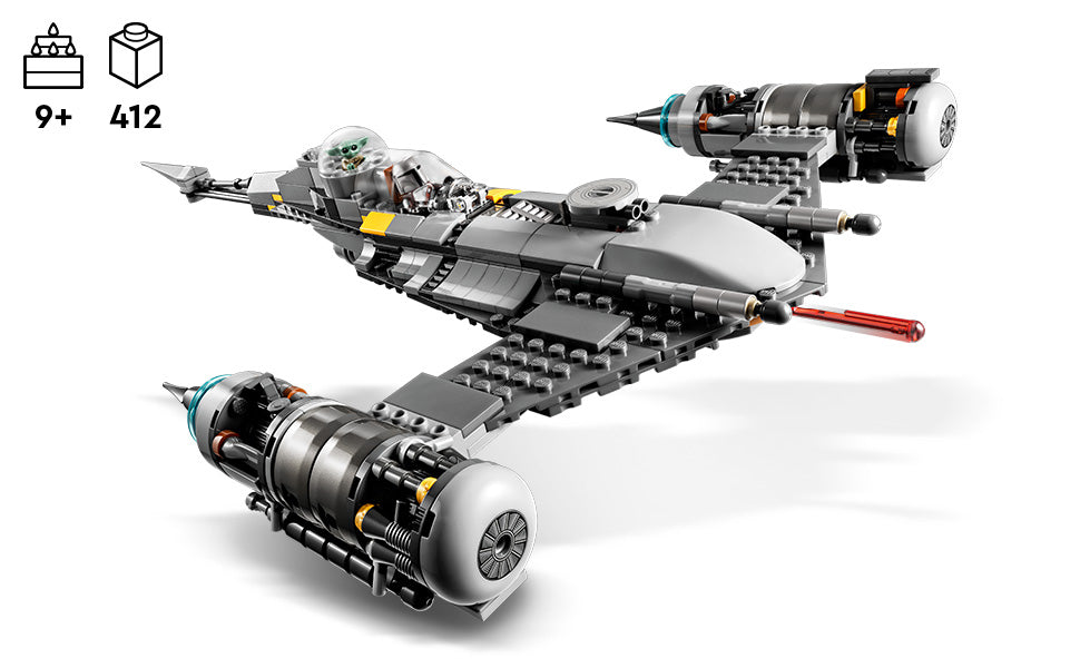 LEGO Star Wars The Mandalorian's N-1 Starfighter 75325 - Juego de construcción The Book of Boba Fett, con figuras de juguete Baby Yoda Grogu y Droid, idea de regalo de cumpleaños para niños, niños y