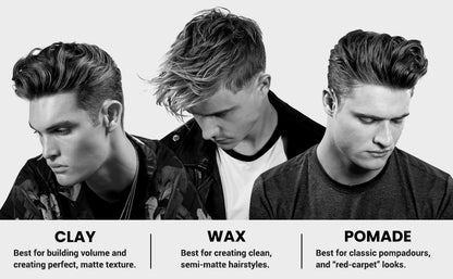 Hanz de Fuko Claymation – Arcilla premium para el peinado masculino con súper alta fijación, acabado mate – Híbrido de arcilla y cera, producto de textura ideal para tipos de cabello liso, ondulado y